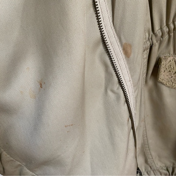 Anthropologie Hei Hei Tan Lace Anorak Small - Picture 13 of 16